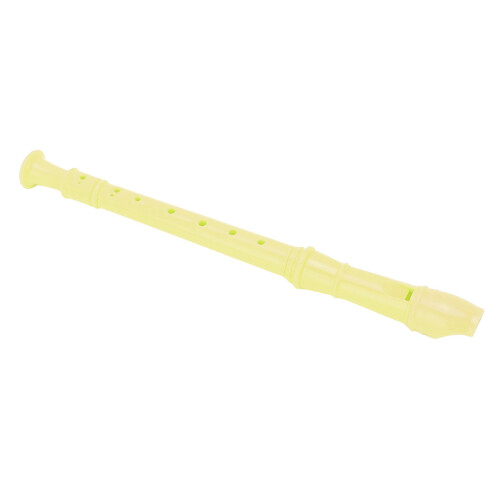 ABS Recorder Instrument 8 Hole Soprano Recorders for Kindergartens Elementary SchoolsYellow