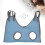 Hamac de toilettage pour animaux 81x48cm maille bleue 13