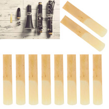 Klarinettenmundstücke 10 Stück, 3,0 B-Schlüssel, Holzfarbe, traditionelles Musikalienzubehör