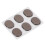 4 set di pad smorzanti in silicone per tamburo - Trasparente/Blu 4