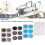 4 set di pad smorzanti in silicone per tamburo - Trasparente/Blu 3