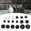21Pcs Drum Cymbal Felt Pad Non Slip Instrument Accessory Replacement Part Set KitBlack 7