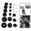 21Pcs Drum Cymbal Felt Pad Non Slip Instrument Accessory Replacement Part Set KitBlack 14