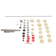 Kit di riparazione per flauto, set di strumenti fai-da-te con tappetini in metallo