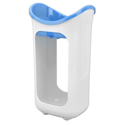 Creador de puré para bebé azul, licuadora manual de ABS, 16.12 oz 2