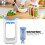 Preparatore di purea per bambini in ABS Blu 457 g Frullatore manuale 12