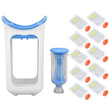 Preparatore di purea per bambini in ABS Blu 457 g Frullatore manuale