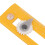 Compasso e righello due-in-uno, giallo, 17x3x0,6 cm 5
