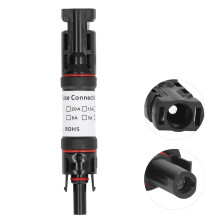 PPO+Latón Portafusibles Solar PV DC 1000V 10A, Crimp