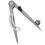 Compas-diviseur ailé 150mm, verrouillable, acier au carbone 5