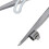 Compas-diviseur ailé 150mm, verrouillable, acier au carbone 3