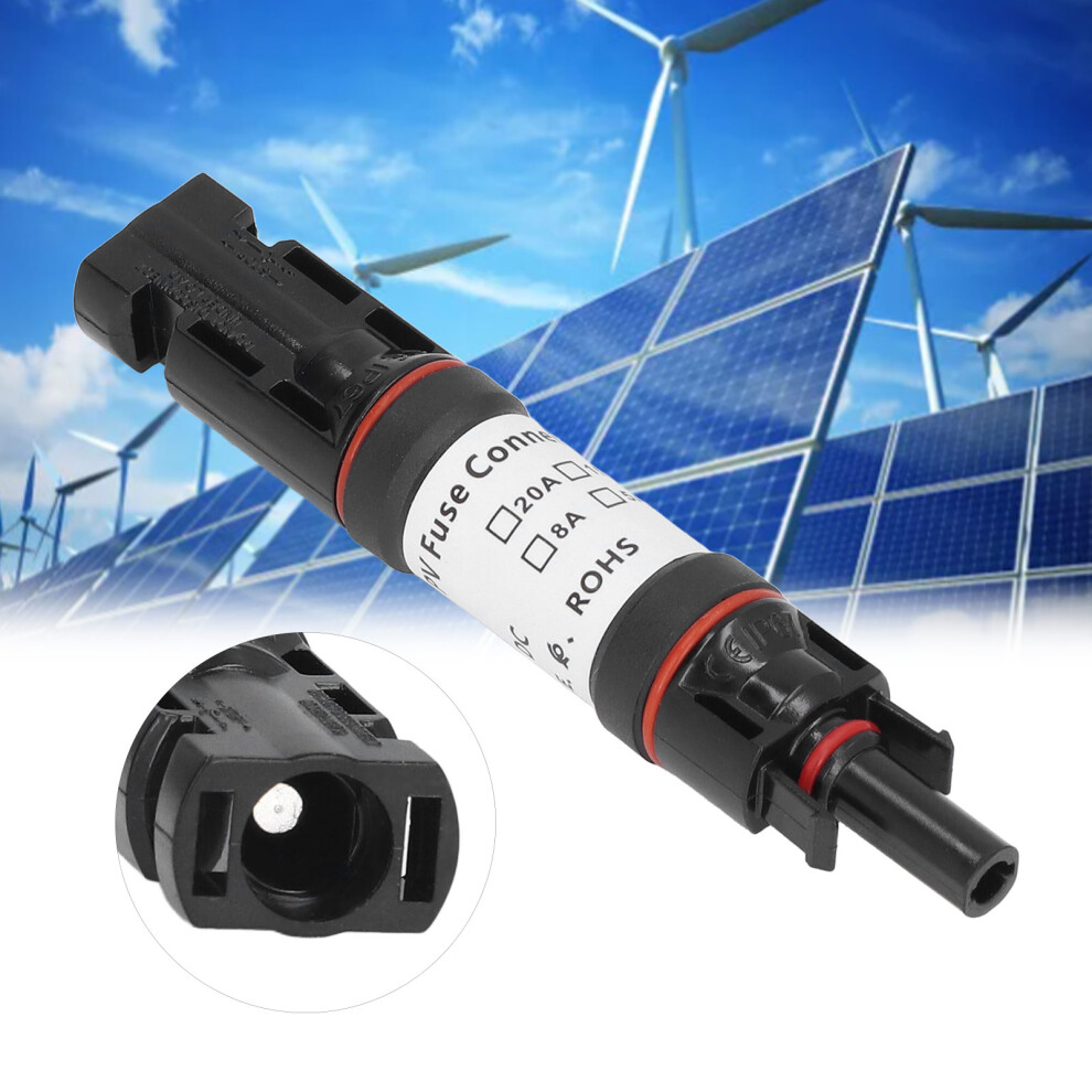 Solar Pv Fuse Holder Ppo Brass Photovoltaic Connector With Self Locking System Dc 1000V8a 4651321766197
