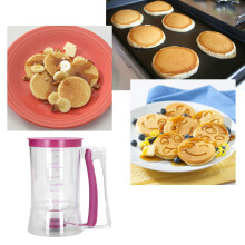 Dispenser per pancake in PP privo di BPA impugnatura a grilletto scala