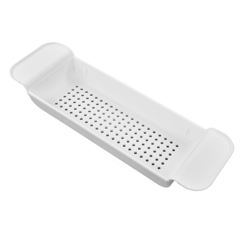 Bandeja extensible para bañera PP 23.07oz blanca