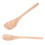 Tenedor para ensalada de frutas, mango de madera largo, 17 cm x 3,5 cm 14