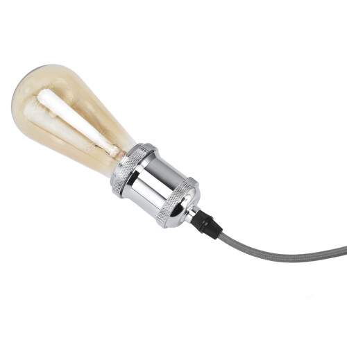 Portalámparas colgante E27, cable de 1m, 100-240V 2