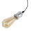 Portalámparas colgante E27, cable de 1m, 100-240V 6