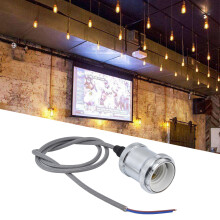 Portalampada E27 con pendente a corda da 1 m 100-240 V in stile rope