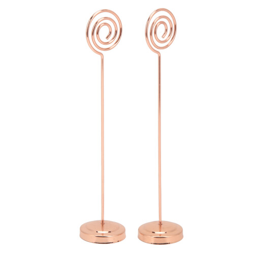 2 pièces porte-numéro de table 20,0  4,0  3,7 cm or rose 1