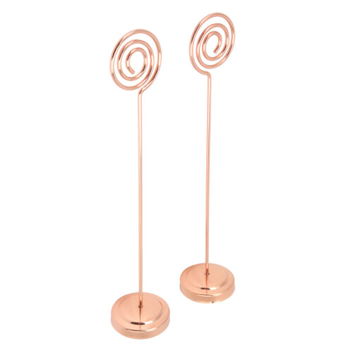 2 pièces porte-numéro de table 20,0  4,0  3,7 cm or rose