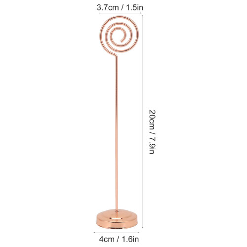 2 pièces porte-numéro de table 20,0  4,0  3,7 cm or rose 2