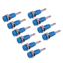 10 piezas J.40003 conector banana de panel de 2 mm azul