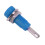 10 piezas J.40003 conector banana de panel de 2 mm azul 11