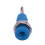 10 piezas J.40003 conector banana de panel de 2 mm azul 12