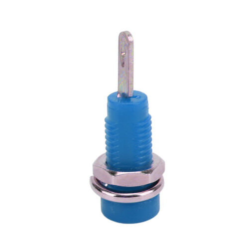 10 piezas J.40003 conector banana de panel de 2 mm azul 2