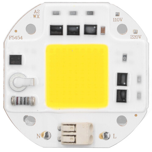 Chip LED COB 5.5x5.5cm/2.4x2.4cm 220V Larga vida útil 1
