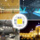 Chip LED COB 110 V, 2,4x2,4 cm, 5,5x5,5 cm alluminio 4