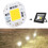 Chip LED COB 110 V, 2,4x2,4 cm, 5,5x5,5 cm alluminio 14