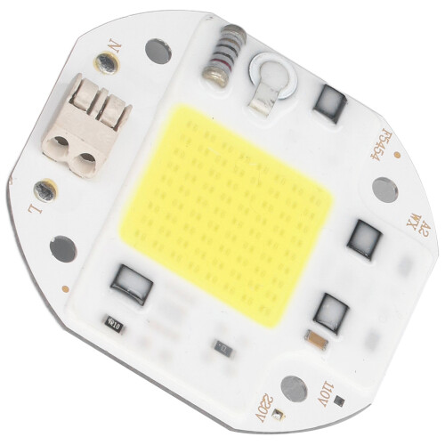 Perla de lámpara COB 220V, chip LED 5,5x5,5cm, 2,4x2,4cm 2