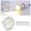 Bombilla LED COB MR16 Highlight de 5W 50x45mm 220V Transparente 12