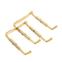 2 pezzi viti per mentoniera del violino 4/4 in metallo dorato