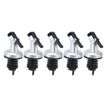 5 piezas de tapones para boquilla de botella de aceite ABS a prueba de fugas 2.1oz