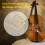 2 pièces de vis de mentonnière pour violon 4/4 - pince dorée 8