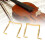 2 pièces de vis de mentonnière pour violon 4/4 - pince dorée 15