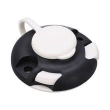 Base de montaje para riel de kayak, redonda, 8, ángulo 2cmx2.5cm