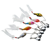 5 pièces de VIB mini leurres métalliques de 15 g, couleur : comme sur les photos.