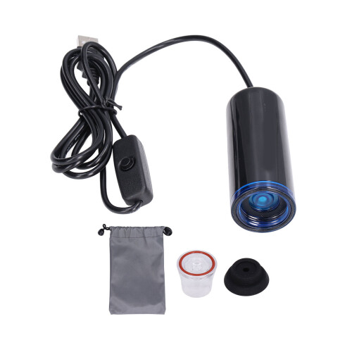 Pompe à air électrique alimentée par USB, débit 2,5 L/min, cordon de 120 cm 1
