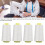 4 piezas de hilo de overlock blanco, 11,3 x 5,7 x 4,5 cm 8