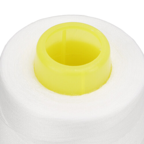 4 piezas de hilo de overlock blanco, 11,3 x 5,7 x 4,5 cm 2