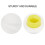 4 piezas de hilo de overlock blanco, 11,3 x 5,7 x 4,5 cm 4