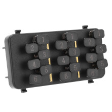 Changeur d'accords pour guitare - plastique noir 38-41 po Folk