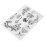 TPR Timbrini trasparenti 21,1 x 15,1 cm Trasparente 12