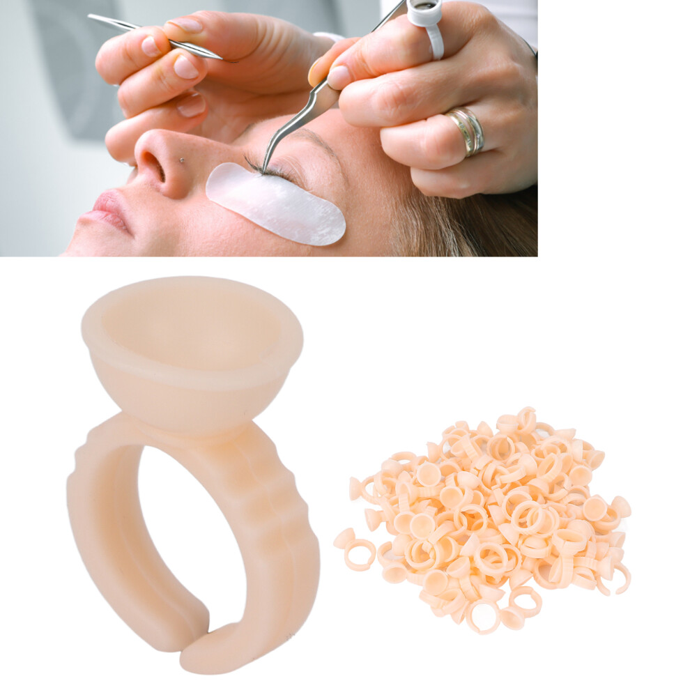 100pcs Silicone Tattoo Pigment Ring Cup Disposable Tattoo Ink Cup Tattoo Accessories