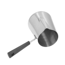 Mini chauffe-café en acier inoxydable, 1000 ml, pot de fusion et de chauffage avec bec verseur.