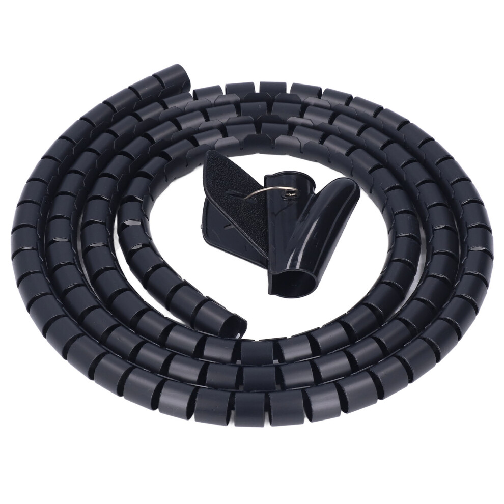 Spiral Cable Wrap Organizer Dia 20Mm/0.79In Wire Winding Tube Cord Management System For Home Office Tv Dvd Pc Cable2m/6.6Ft 4021321771420