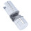 Support de barre de douche à glissière en ABS chromé 360 18-25mm 4